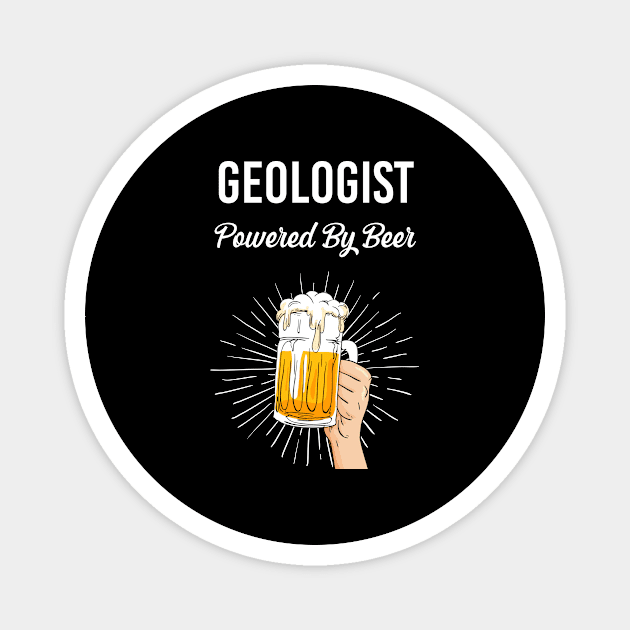 Beer Geologist Magnet by Hanh Tay